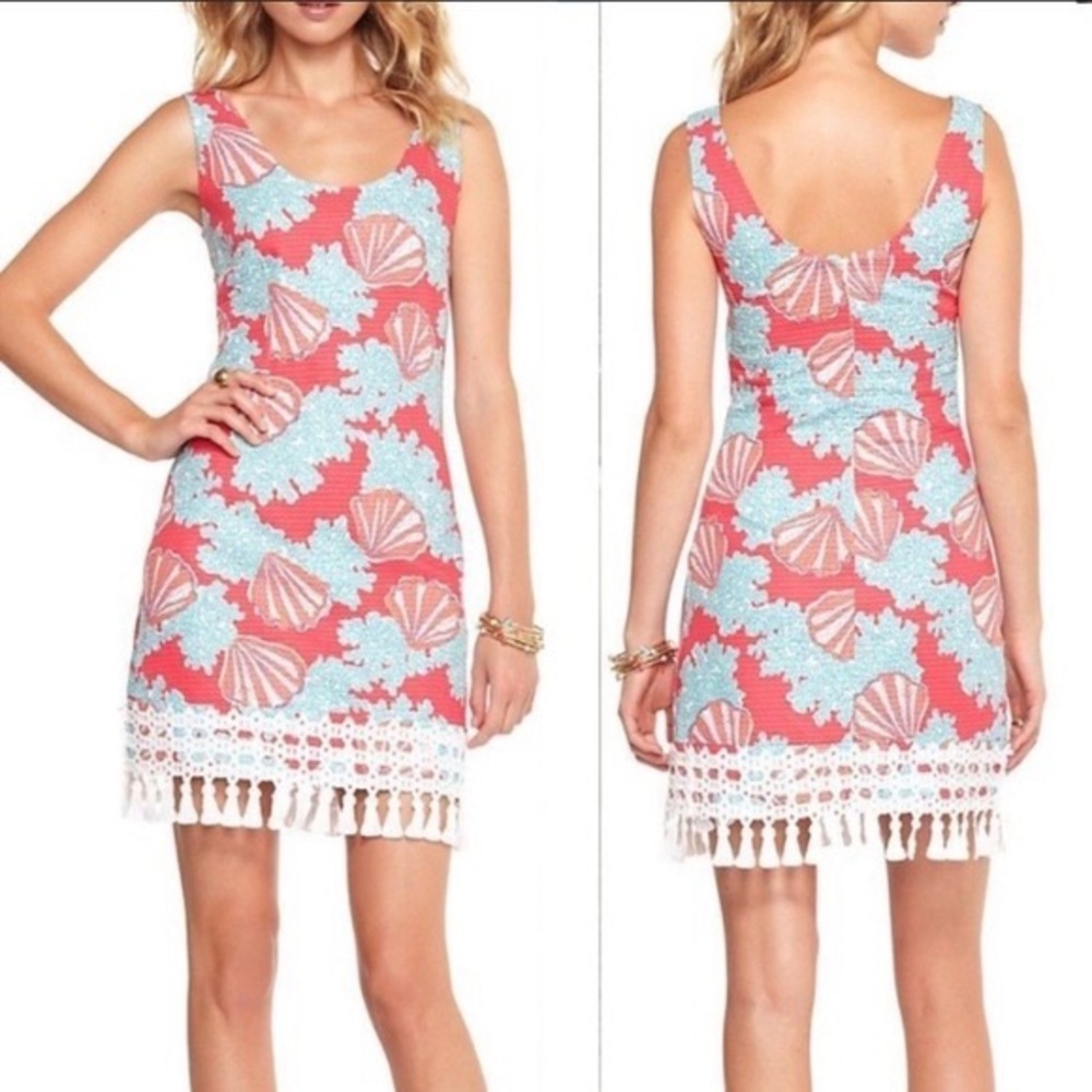 Lilly Pulitzer Watermelon Coralina Thompson Shift Dress